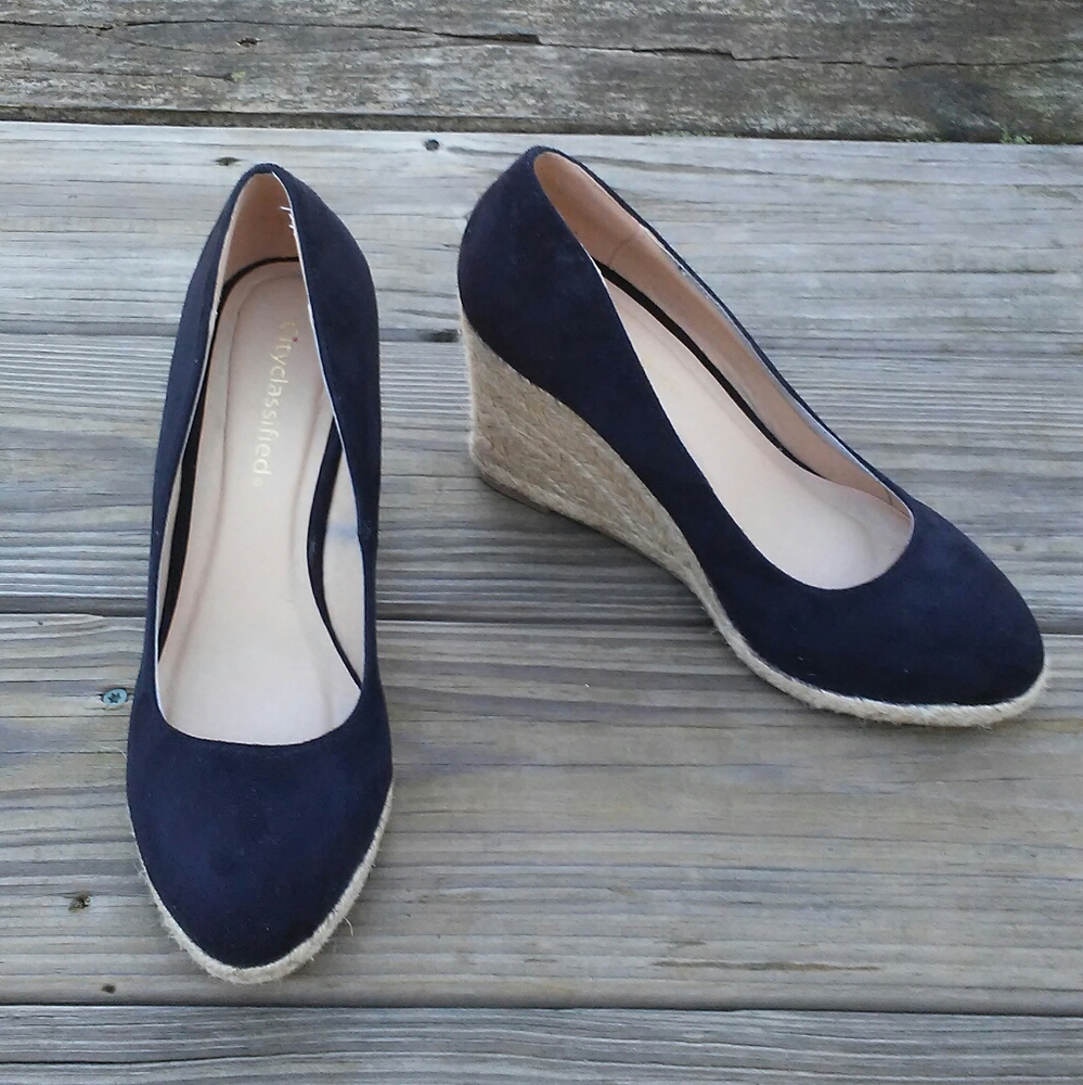 Cityclassified espadrille wedges black